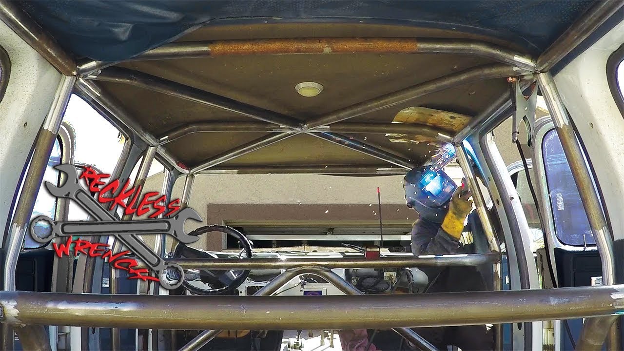 Building a Roll Cage for the Stuburban - Reckless Wrench Garage