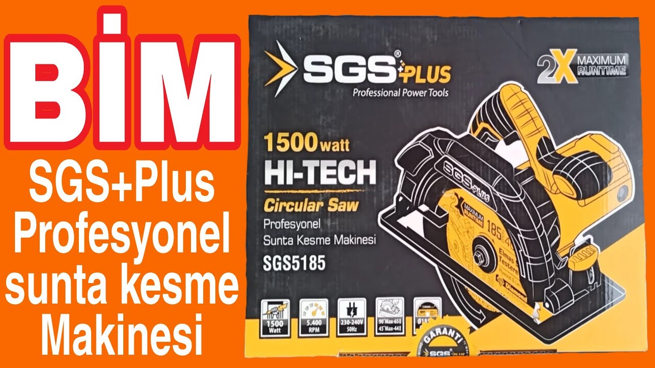 Bim'de satılan SGS plus profesyonel sunta kesme makinesi