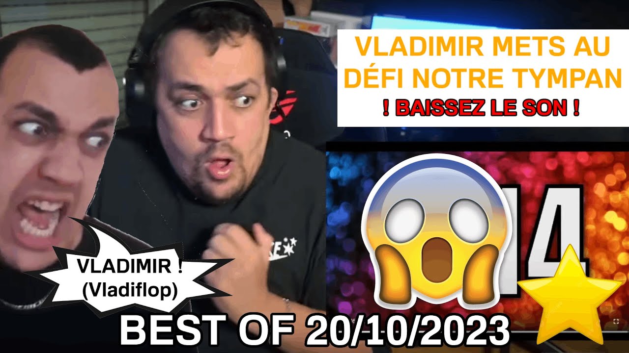TK SURSAUTE SUR UN SON FORT VLADIMIR S'EN DONNE À COEUR JOIE DE LE PARTAGER 😱/ Best of du 20/10/2023