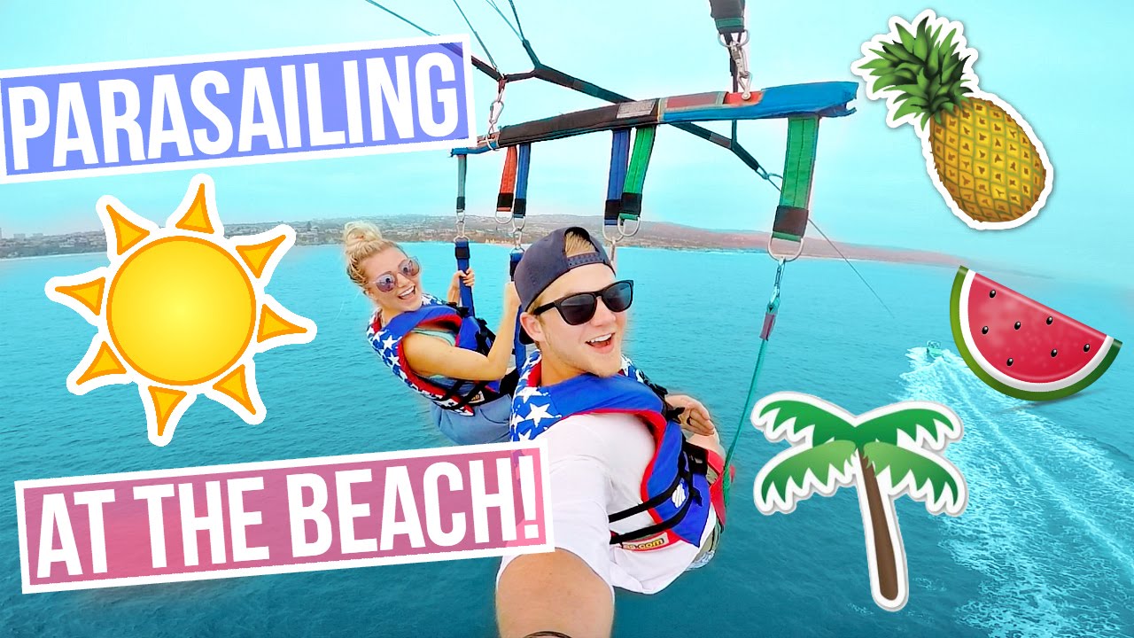PARASAILING AT NEWPORT BEACH!