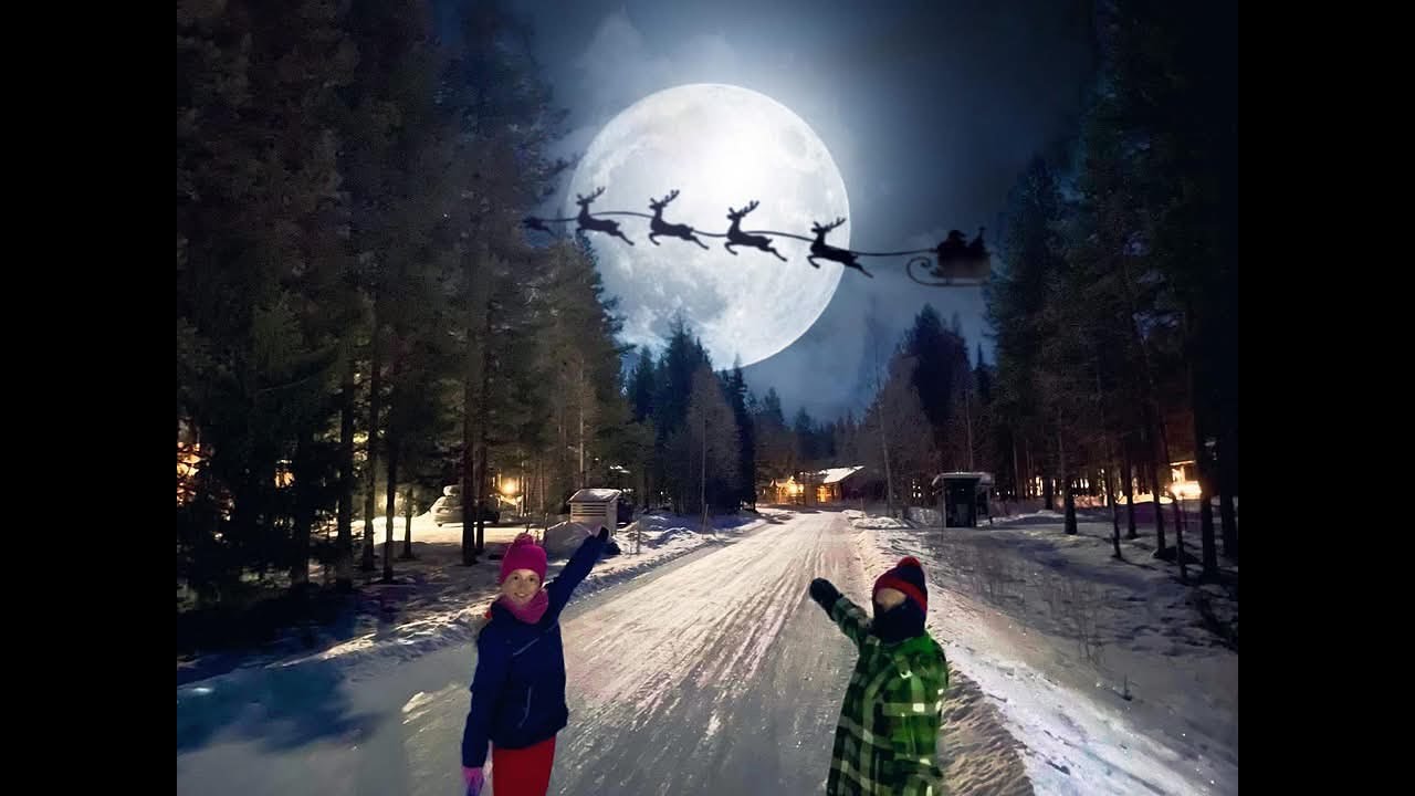 Lapland 2025, Levi Finland, -25 deg C, and of course Father Christmas
