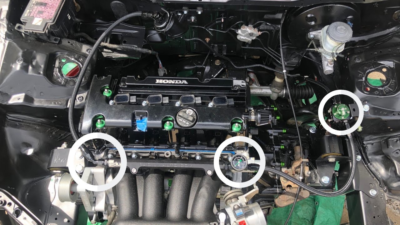 K20A2 swap fuel set up explained