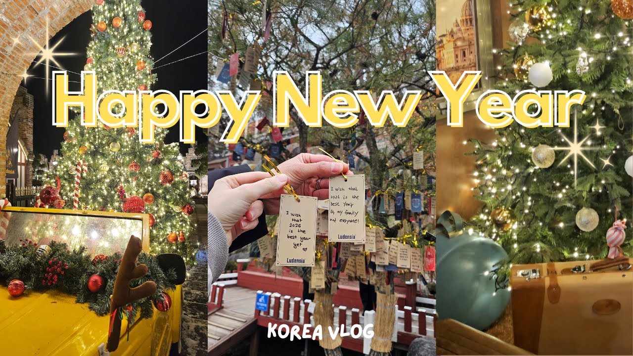 Celebrating the new year in Korea ✨2️⃣0️⃣2️⃣6️⃣✨ | Ludensia Park | Korea Vlog