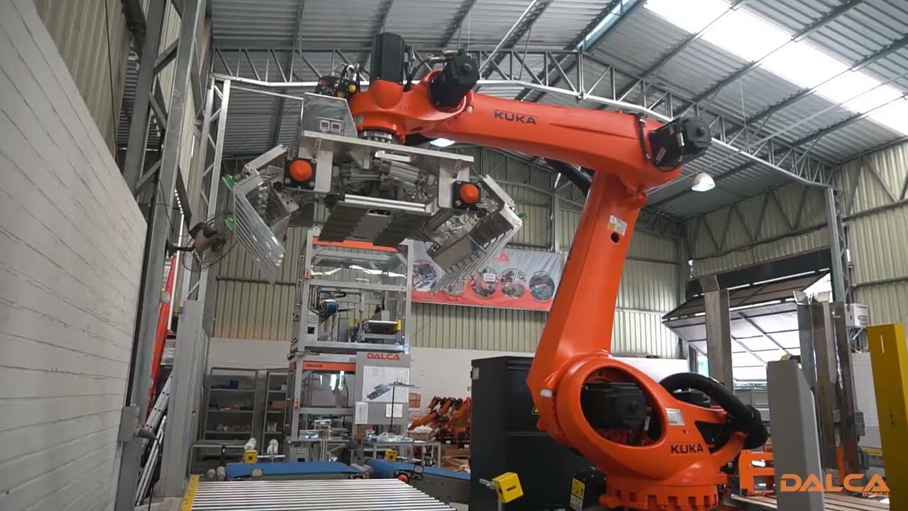 Dalca  Célula Robótica de  Paletização de sacos  - FlexPall R180