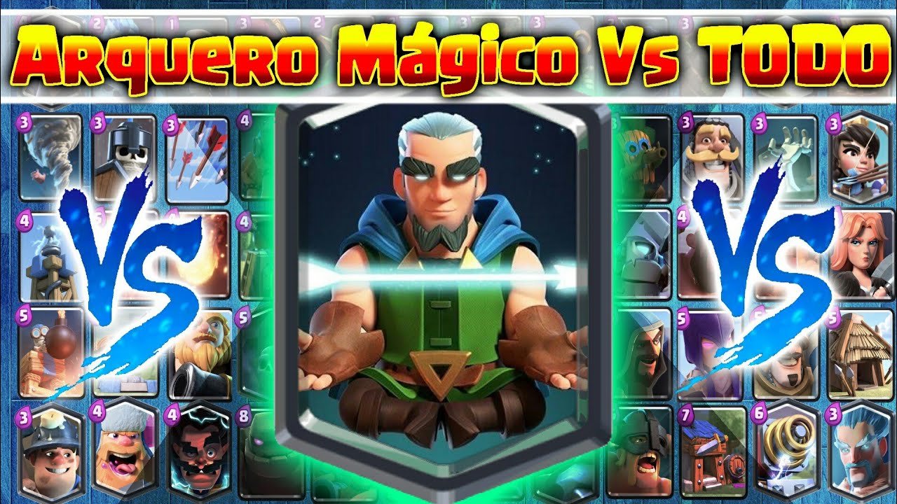 Arquero Magico Vs Todas las cartas de Clash Royale