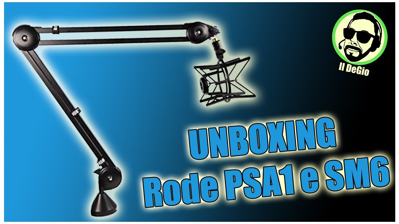 UNBOXING ITA - Braccio con Shock Mount Professionale per  Rode NT-USB