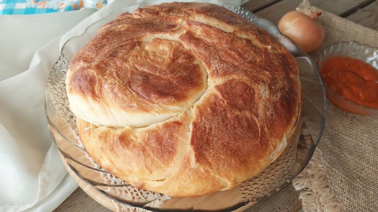 🌺 Pogača po starinskom maminom receptu - Homemade bread 🌸