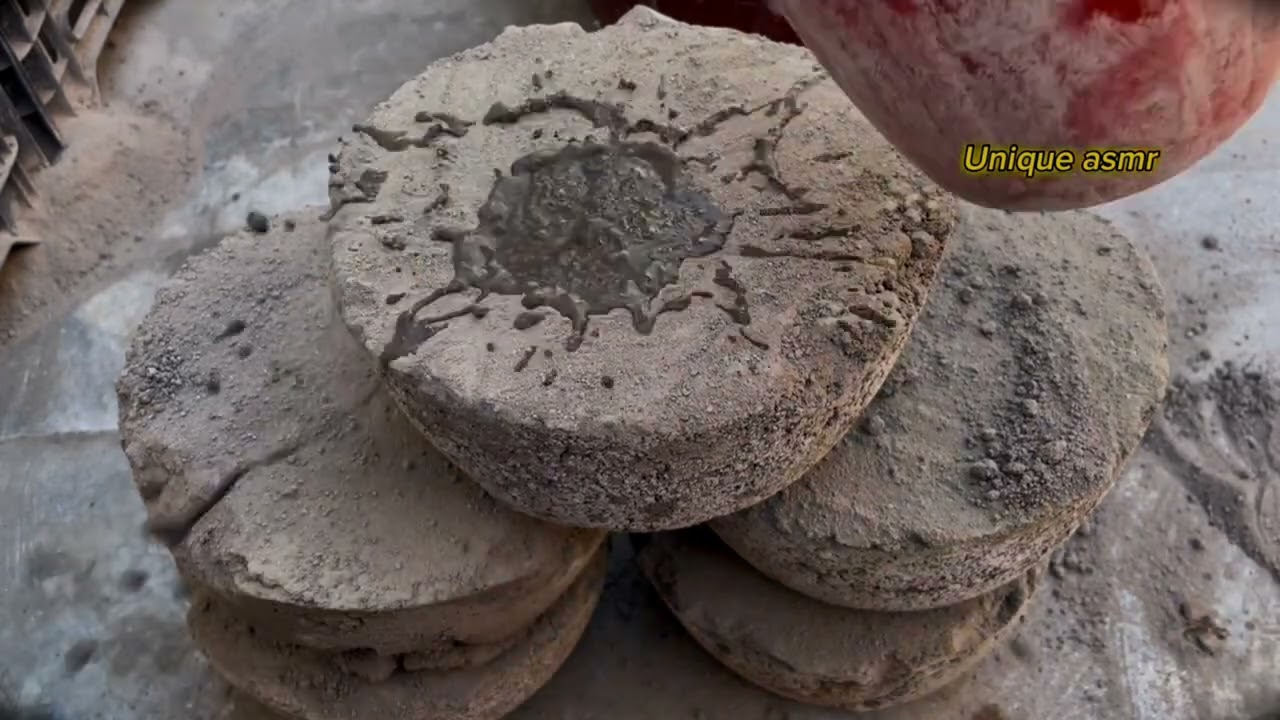 Charcoal Sand Crumbling Compilation ASMR 