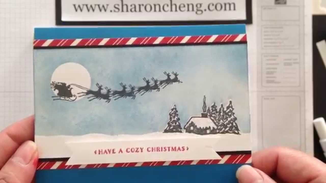 Cozy Christmas Card with Sharing Creativity and Company