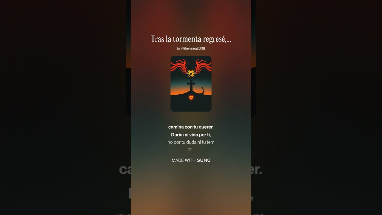 Tras la tormenta regresé