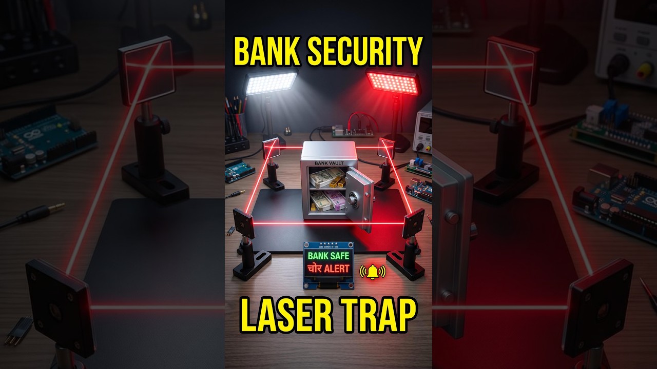 How to Build a Laser Security System #arduino #security #howto #diy #arduinoproject