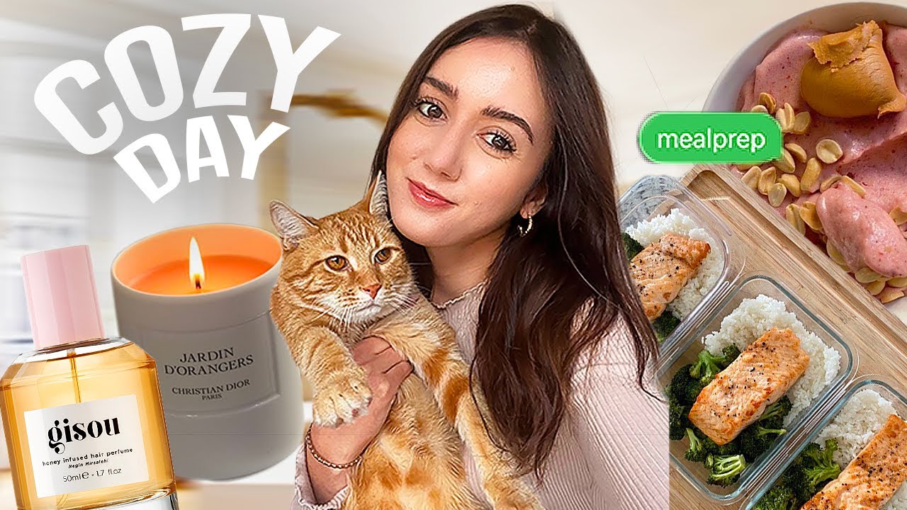 COZY DAY À LA MAISON (slow morning, courses, mealprep, tri vinted + brunch)