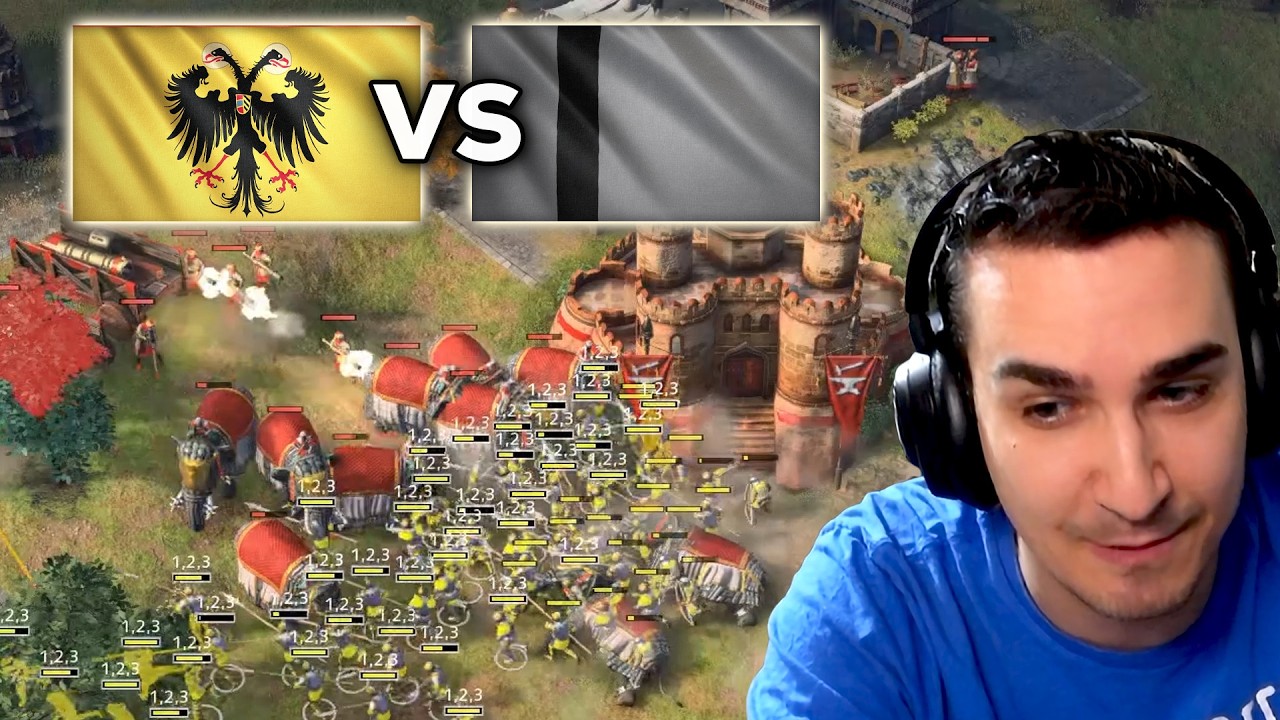A Man vs An Elephant (HRE vs Tughlaq vs AOE4 Pro)