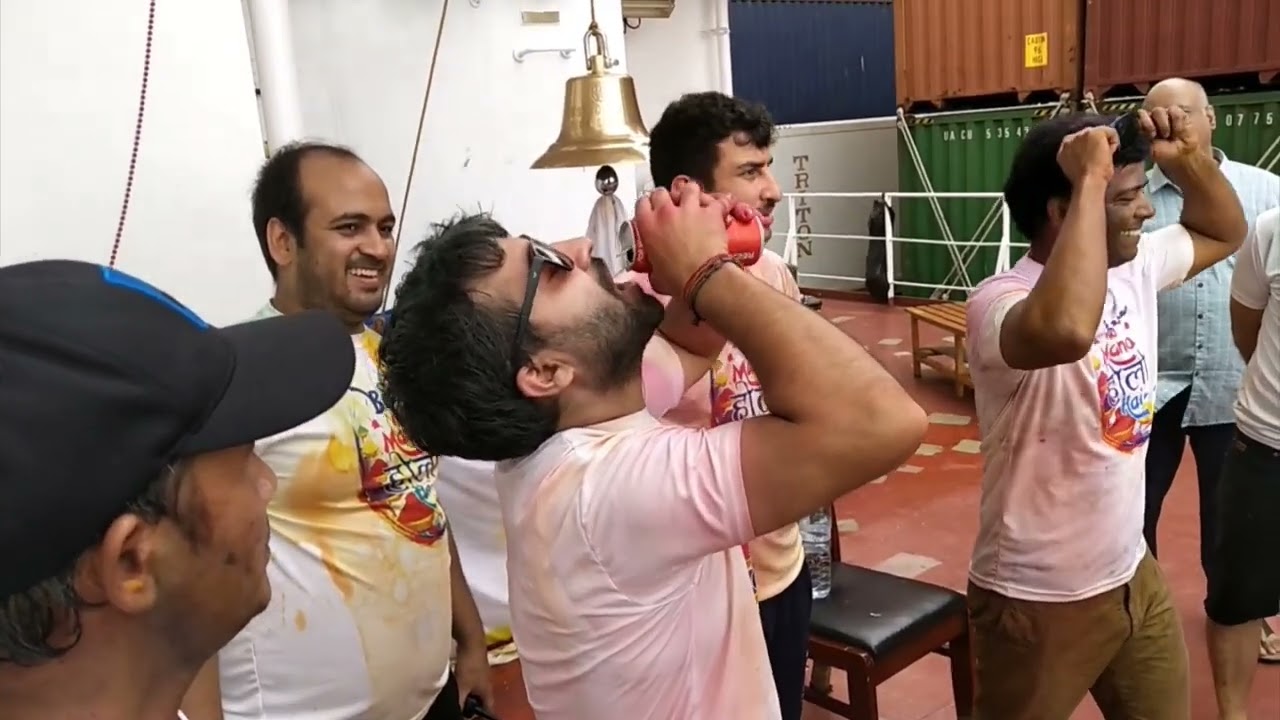 Holi On Ship #holi #holispecial #holi2022 #sailorlife #sailor #shipping #fun #festival #lifeatsea