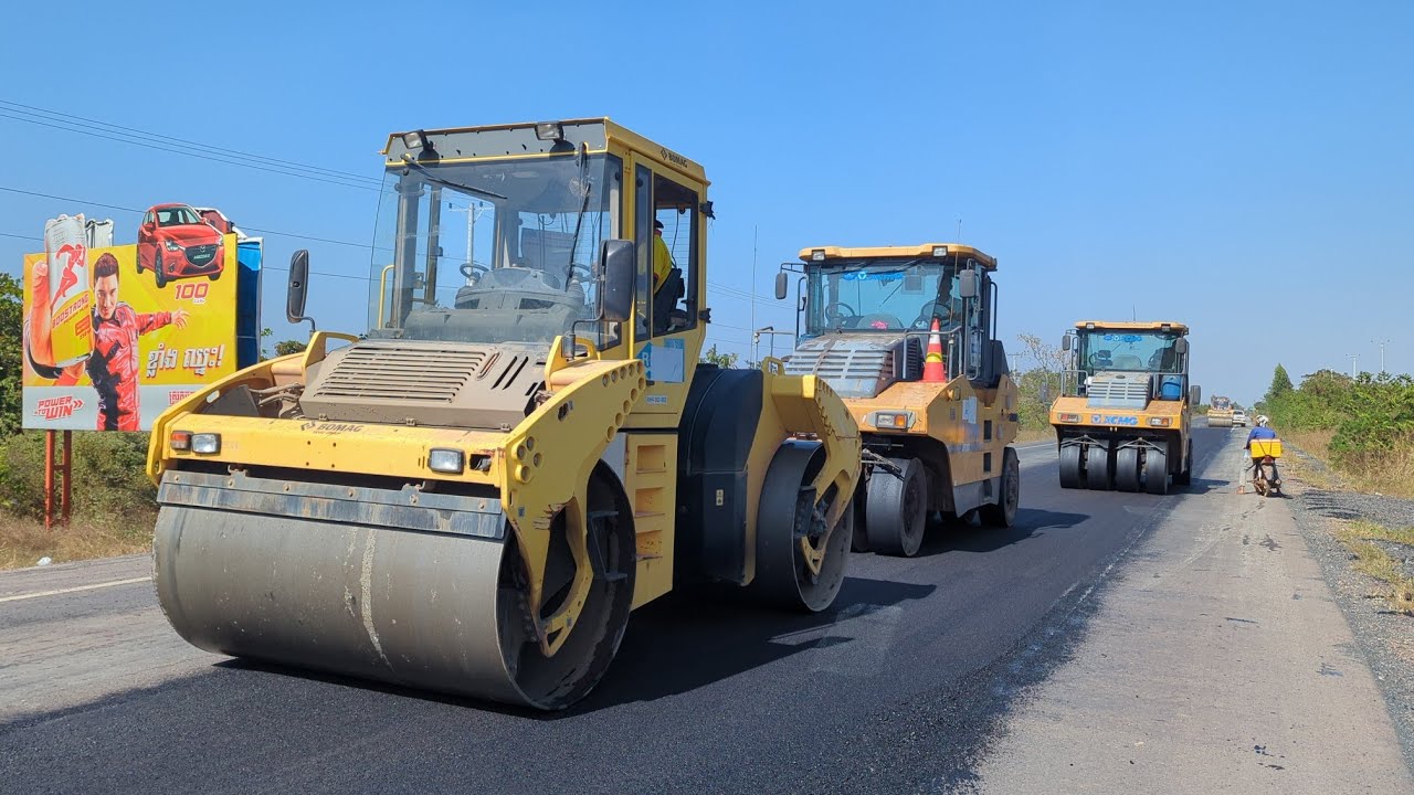 Repairing of Existing Asphalt Concrete Pavement | Full Construction Process