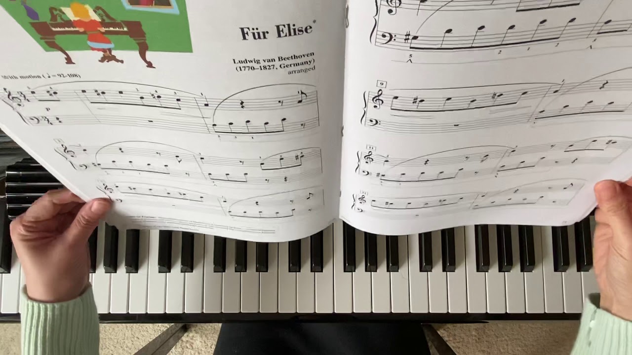 “Fur Elise” piano adventure performance 2B