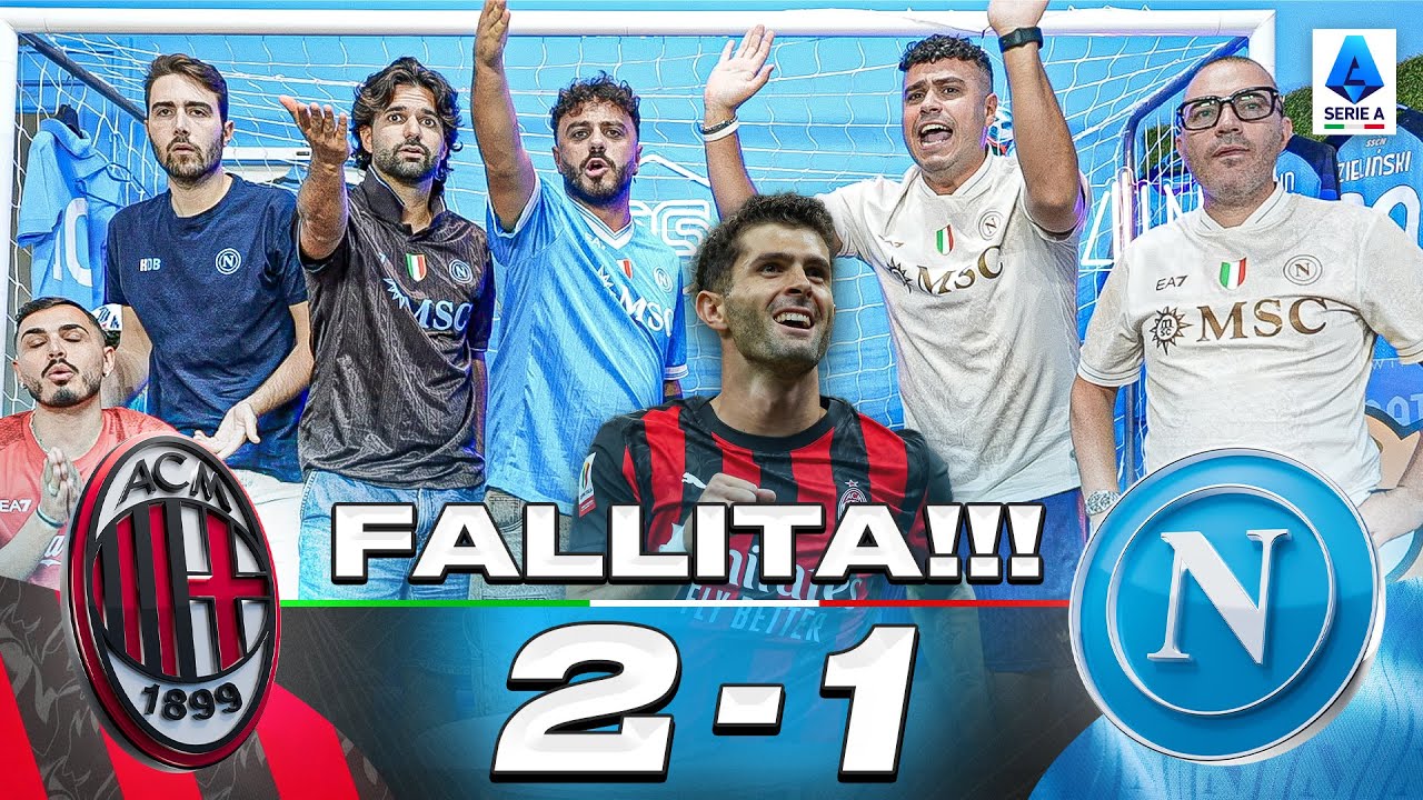🤬 FALLITA!!! MILAN 2-1 NAPOLI | LIVE REACTION NAPOLETANI HD