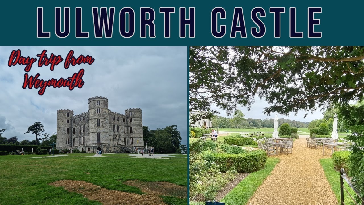 Lulworth Castle, Dorset, England. Day out in an early 17th-century hunting lodge.
