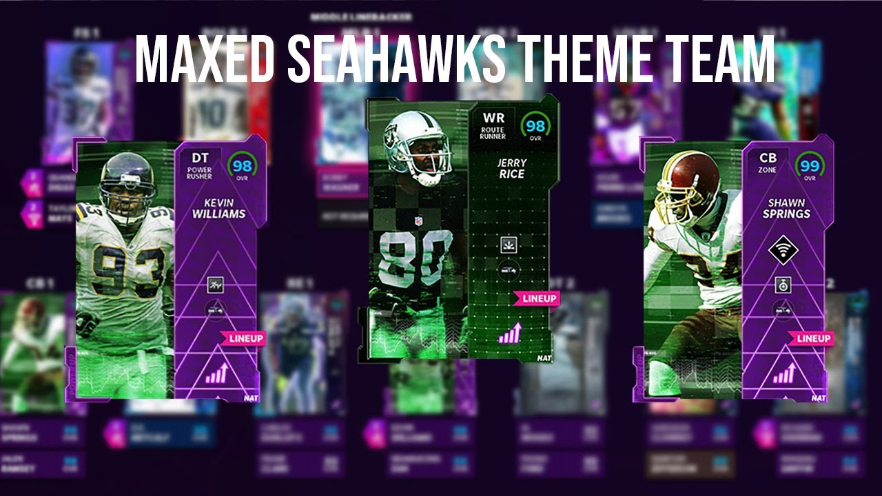 FULLY MAXED OUT Seattle Seahawks Theme Team (Madden 22)