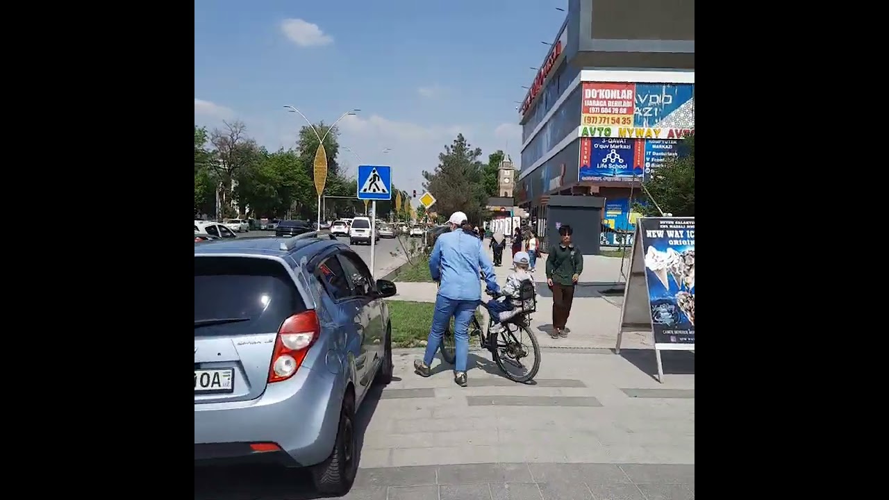 Город Янгиюль Узбекистан. Маленький городок. А смотрите как выглядит.