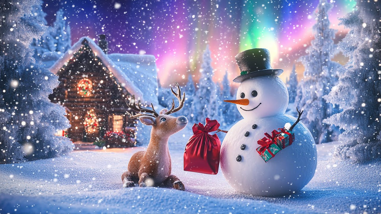 Beautiful Snowy Christmas Ambience 🎄Instrumental Christmas Music 🌲🎁 Christmas Ambience 2025 #2
