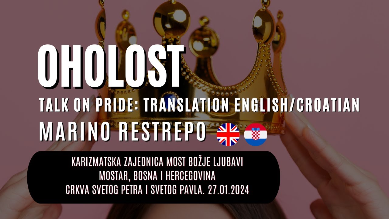 Oholost. Reflection on Pride. Marino Restrepo. Mostar, Bih. 27.01.2024
