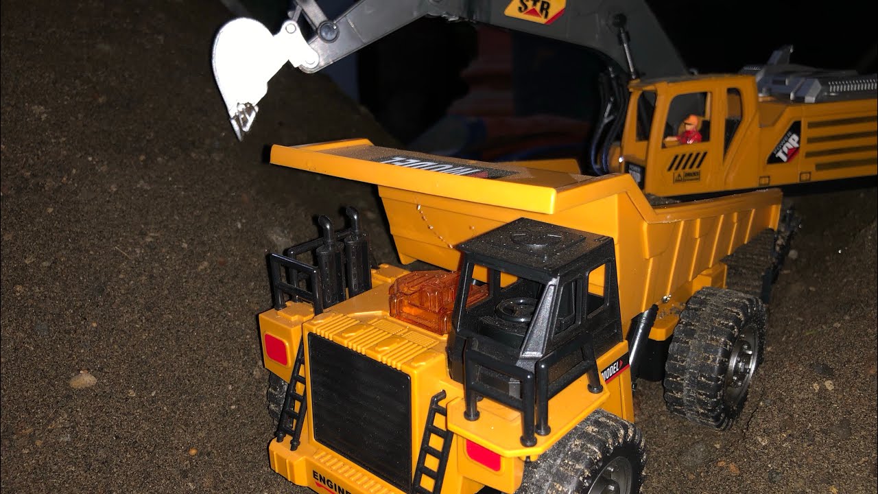 Jam Malam Truk Dump Rc ‼️ Rc Exavaktor ‼️ 