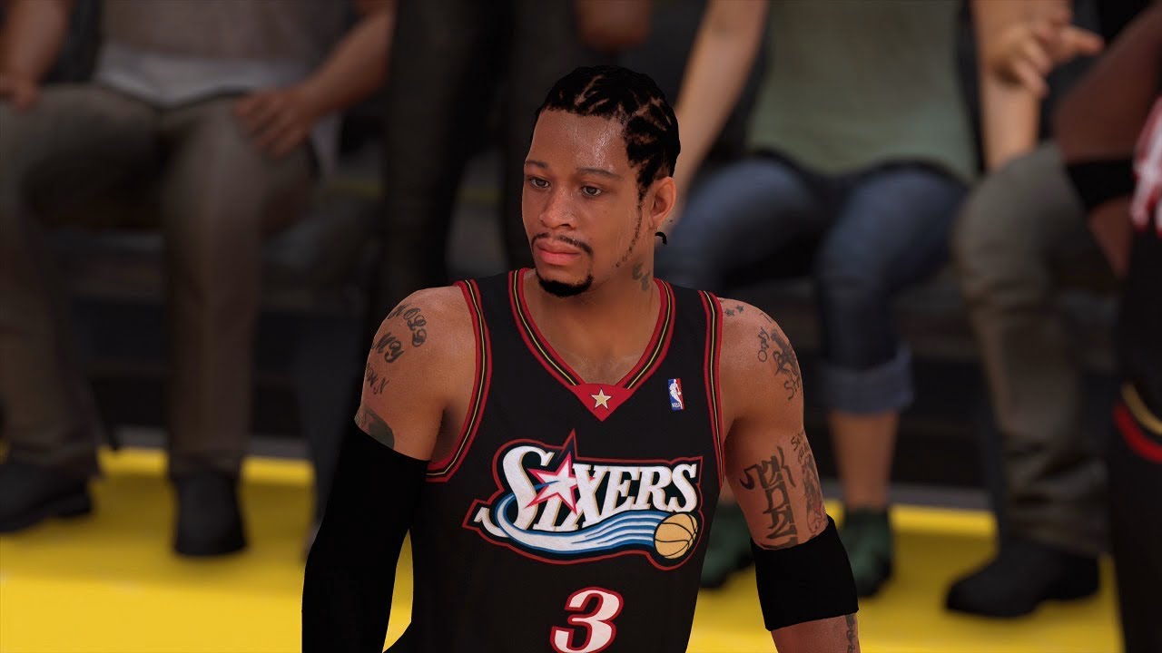 NBA 2K19 76ers vs Lakers ft. Allen Iverson vs Kobe Bryant (NBA 2K19 PS4 Pro Gameplay Legends Team)