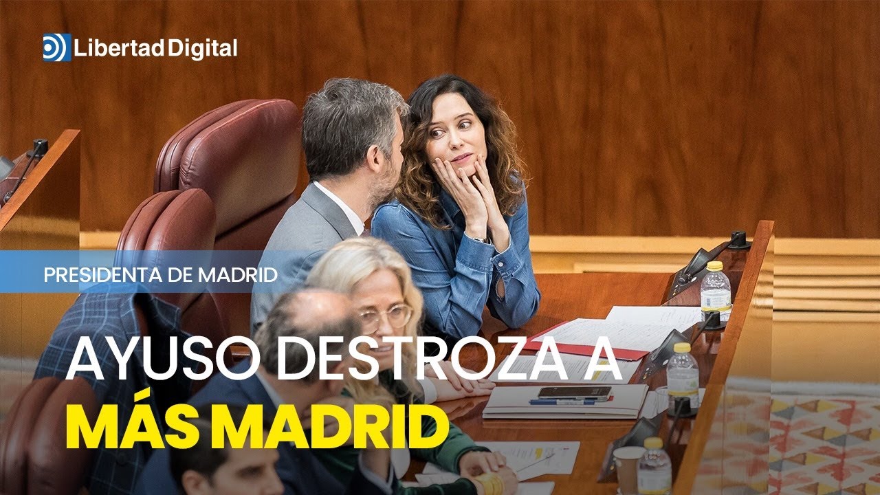 Ayuso destroza a Más Madrid: 