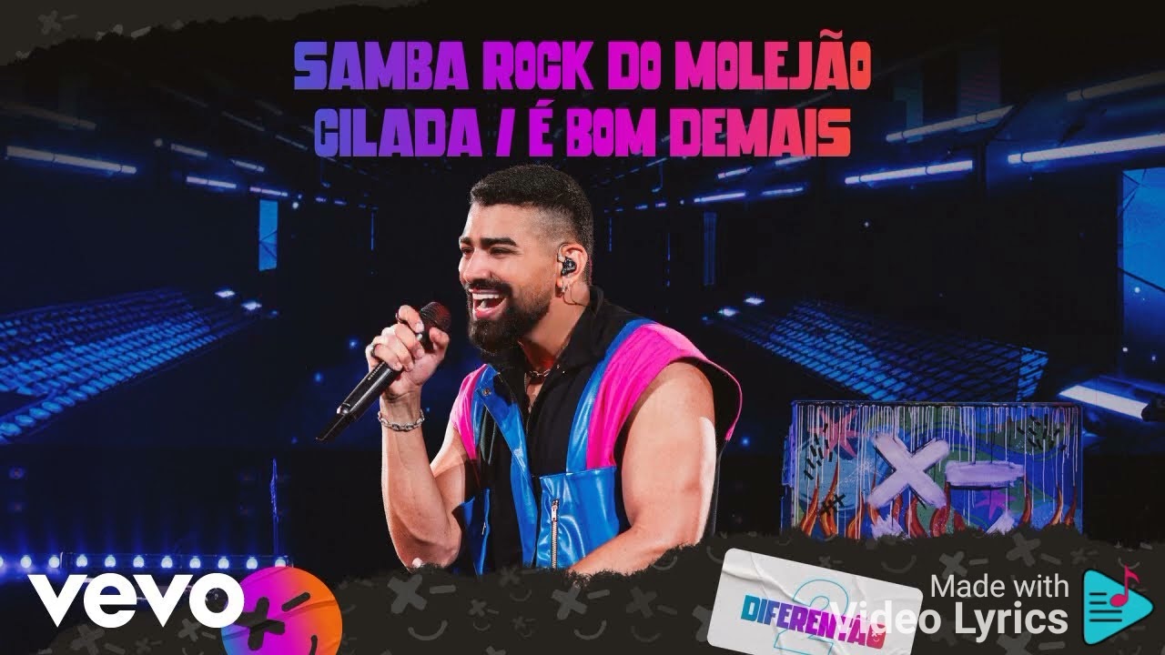 DILSINHO - SAMBA ROCK DO MOLEJÃO/CILADA/É BOM DEMAIS (AO VIVO) - (LETRA)