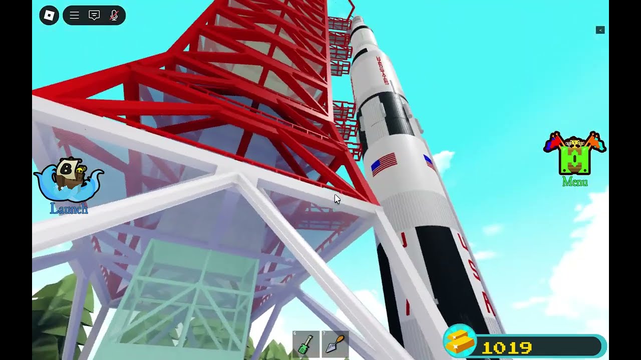 Build A Boat Saturn V Showcase :D