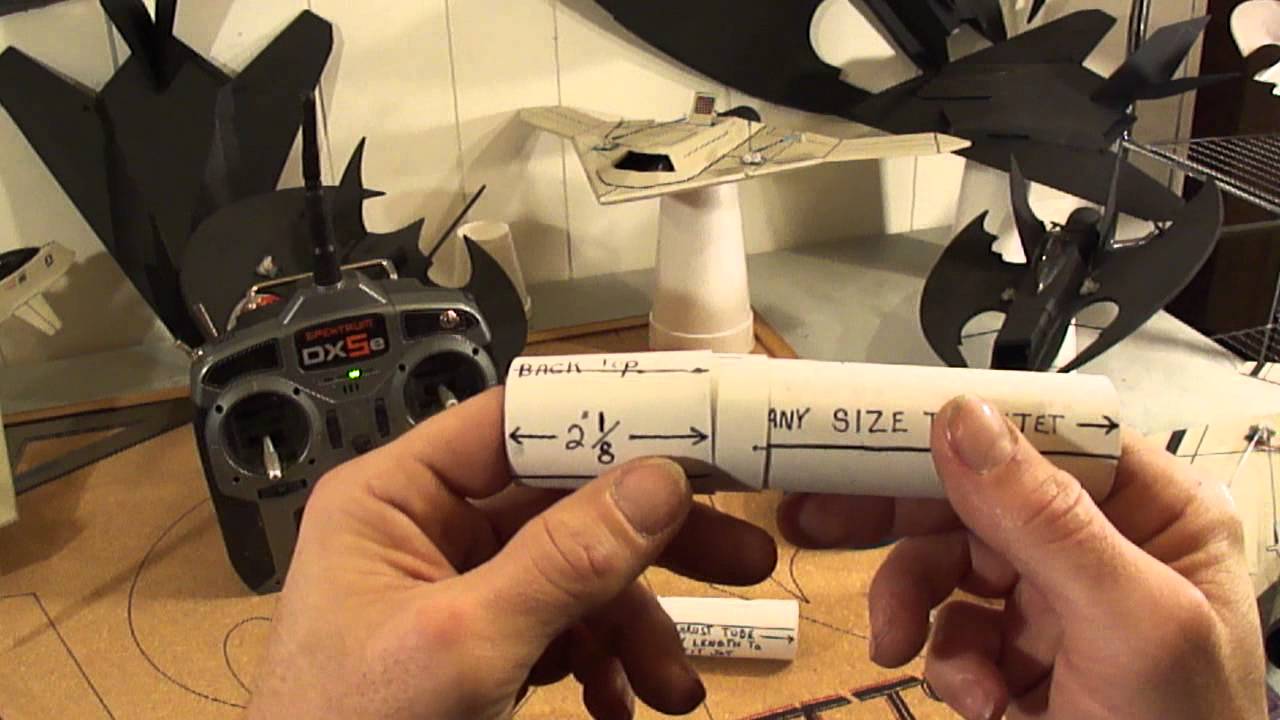 How to build the Thrust Vector nozzle for your foam concept jet. http;//foamconceptjets.yolasite.com