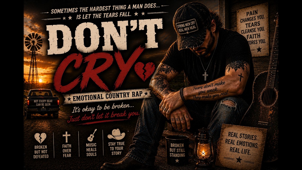 Don’t Cry – Emotional Country Rap Song | Southern Hip Hop | New Music 2026