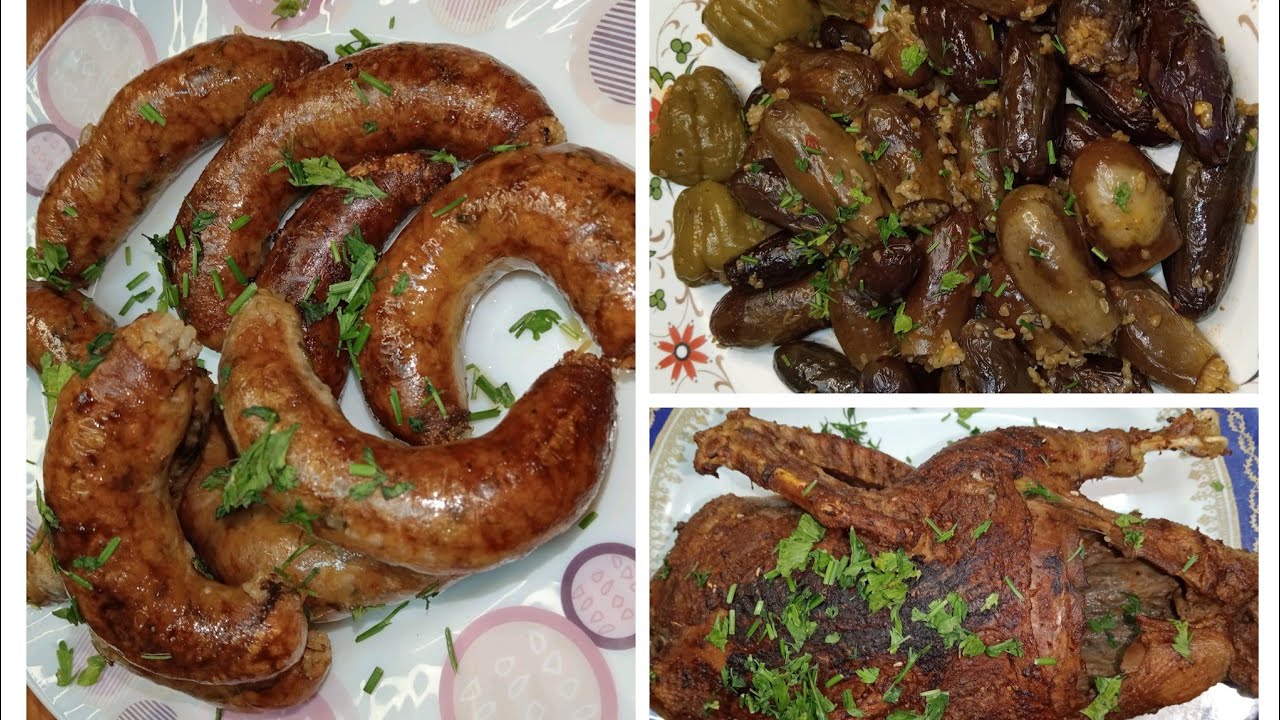 أسهل وأسرع 3 وصفات للعزومات بتركات زمان 😋🤞(محشى بتنجان وفلفل + ممبار محشى + بطه بلدى بخلطه رهيبه ) 😋