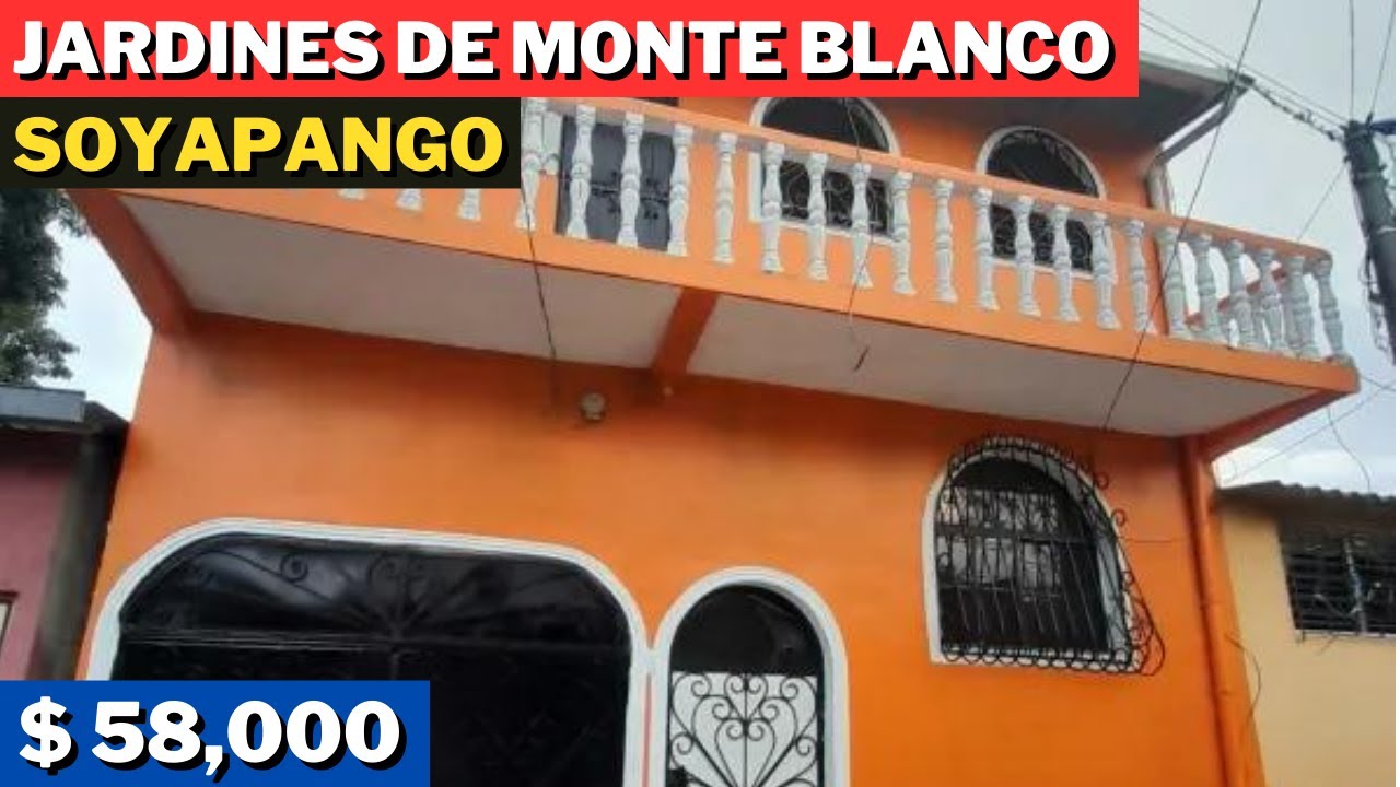 BONITA CASA EN SOYAPANGO EN JARDINES DE MONTE BLANCO EL SALVADOR