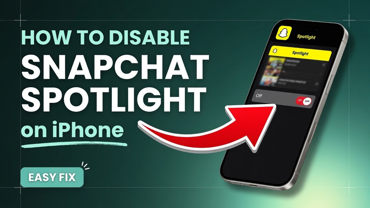 How to Disable Snapchat Spotlight on iPhone