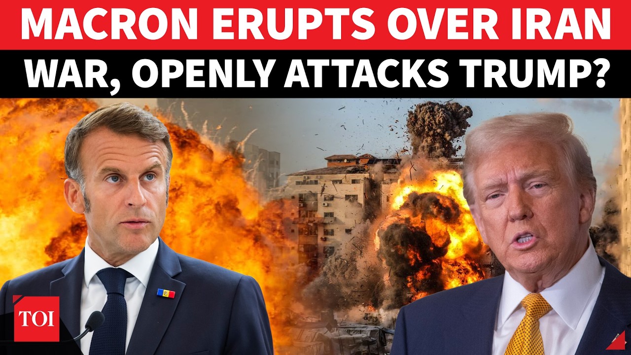 'WHAT A CRAP...': Macron Erupts Over Trump's Iran War; Explosive Outburst Caught On Cam
