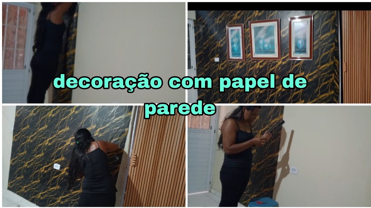 Reformei a parede da sala 