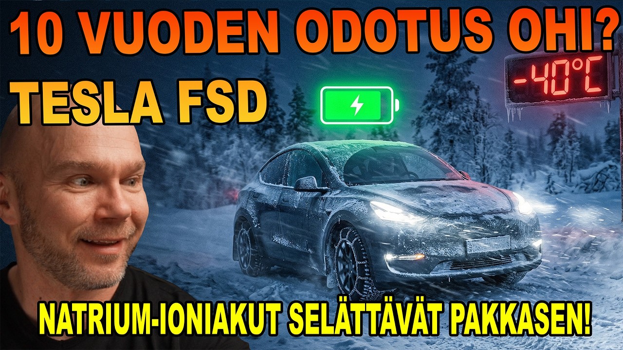 TESLAN FSD SAAPUU PIAN!? NATRIUMIONIAKUT TULEVAT