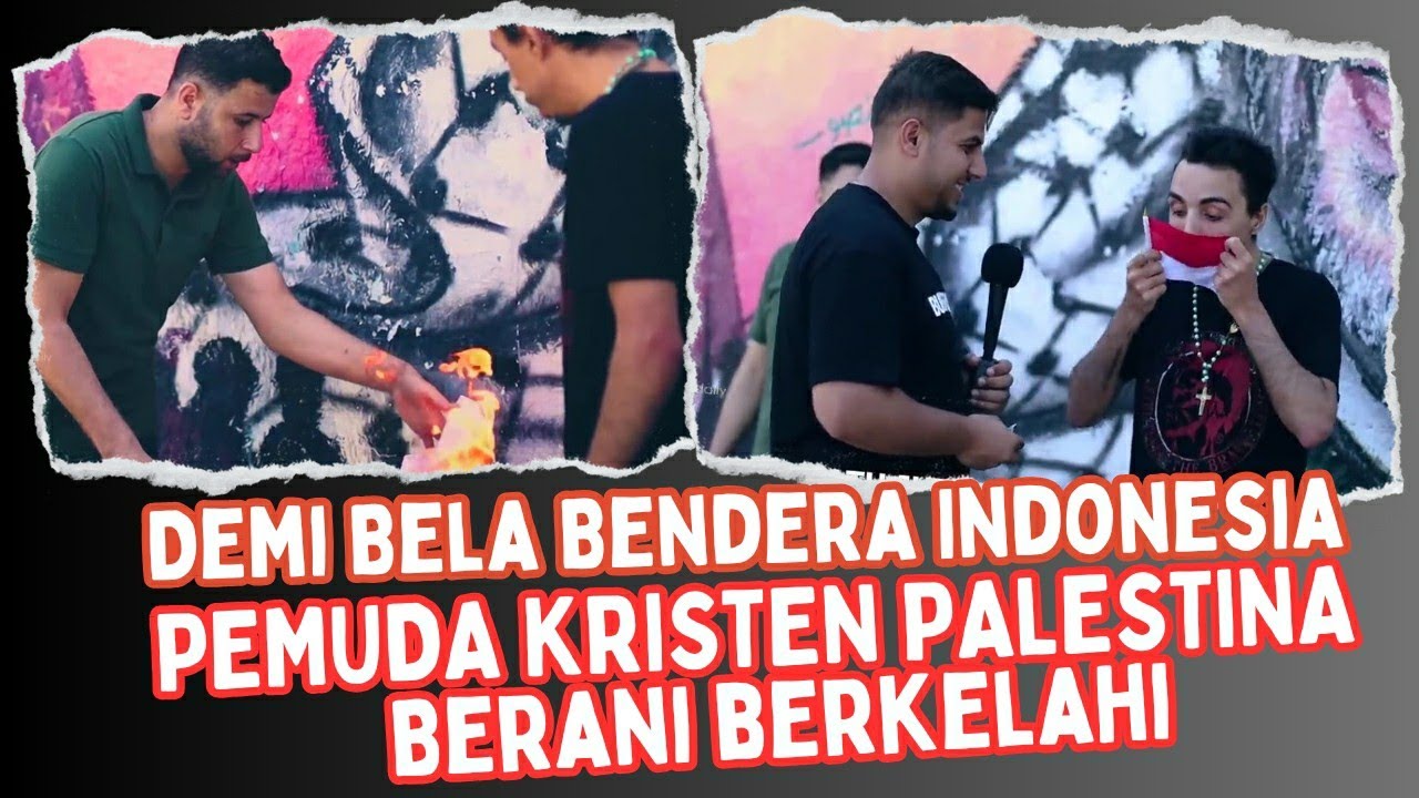 MERINDING || BELA BENDERA 🇮🇩INDONESIA PRIA KRISTEN PALESTINA BERANI BERKELAHI
