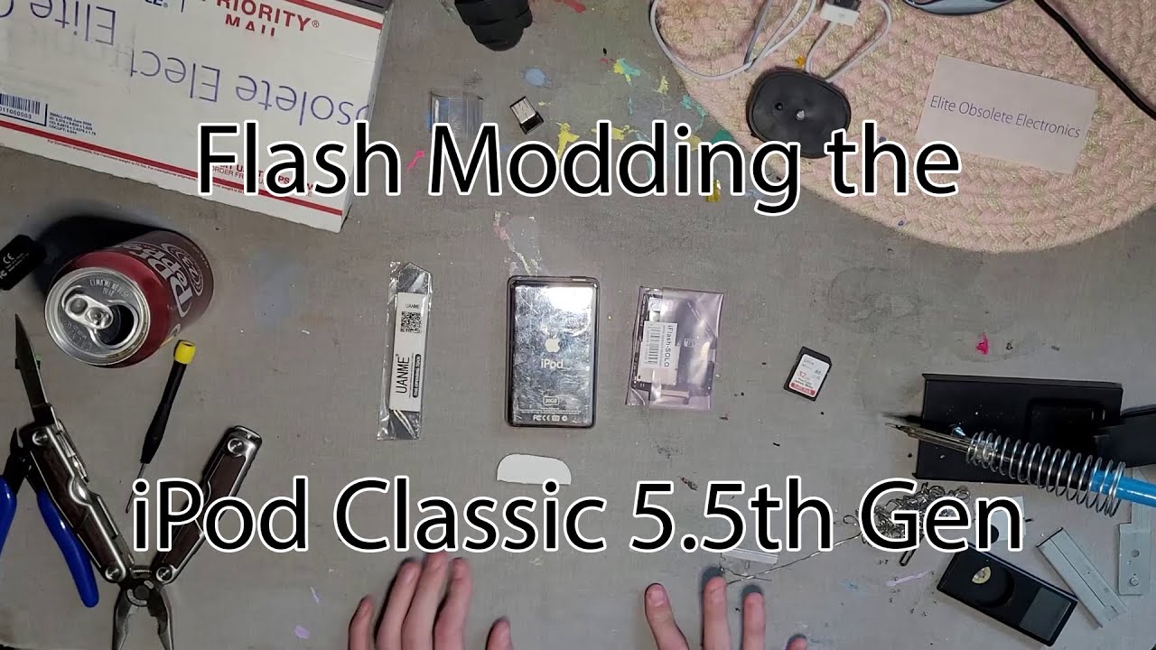 Flash Modding an iPod Classic 5.5th Gen