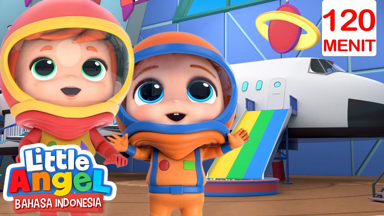 Bayi John ingin menjadi astronot | Bayi John | Little Angel Indonesia | Kartun dan Lagu Anak Anak