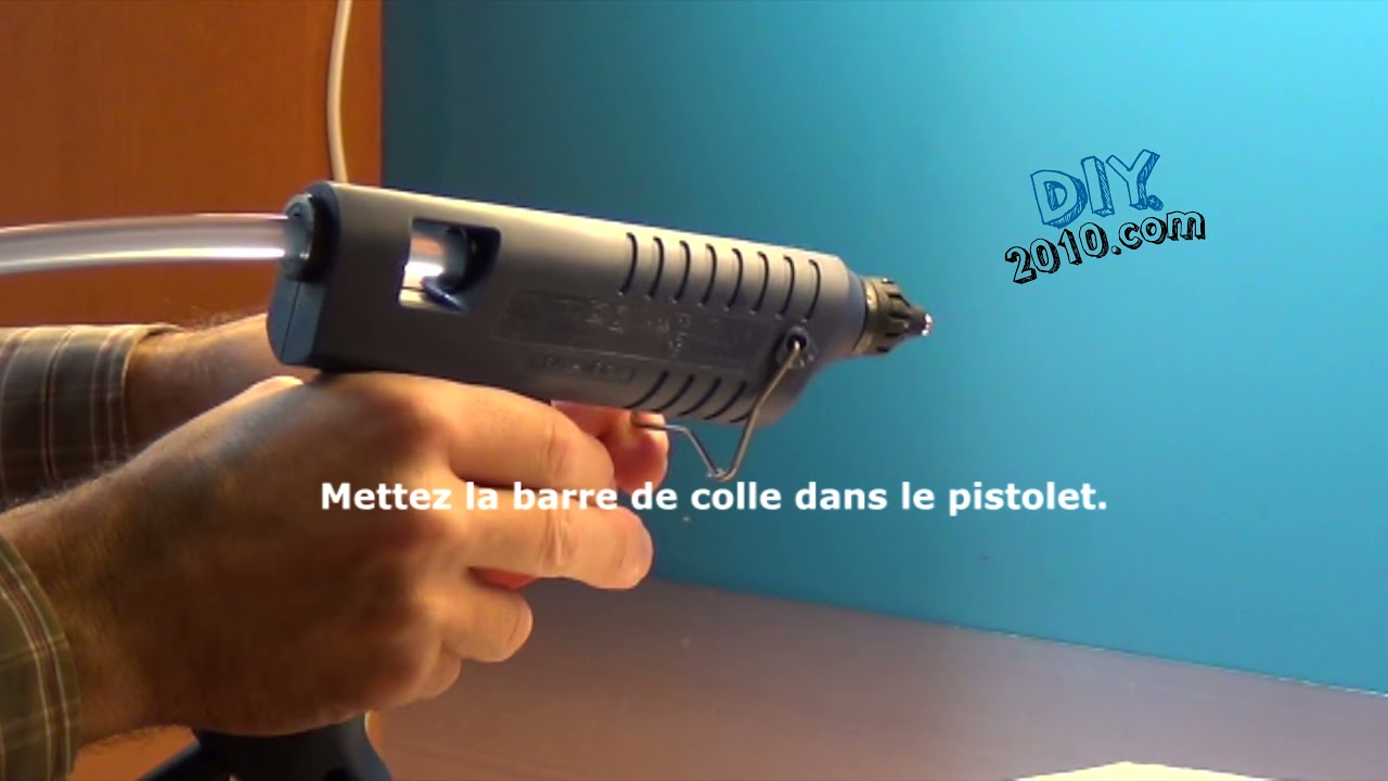 Comment coller des câbles sur des surfaces | Utiliser pistolet à colle | Coller du cable electrique