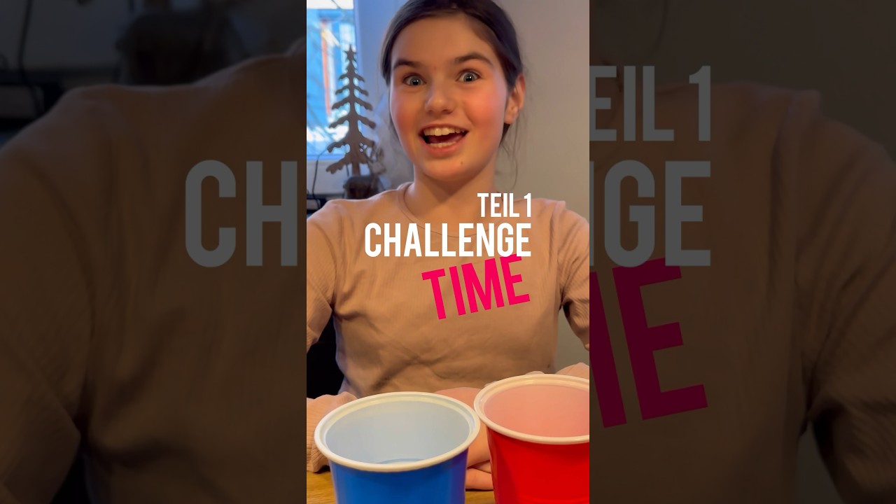 ChallengeTime mit Mia, Miley und Saskia 🔥 Rot oder Blau?