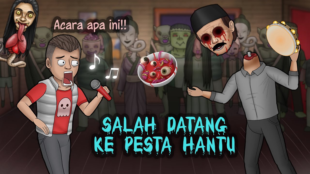 Setan Jogat Joget  - Kompilasi Parodi Lagu Hantu #HORORKOMEDI |  Kartun Hantu Lucu