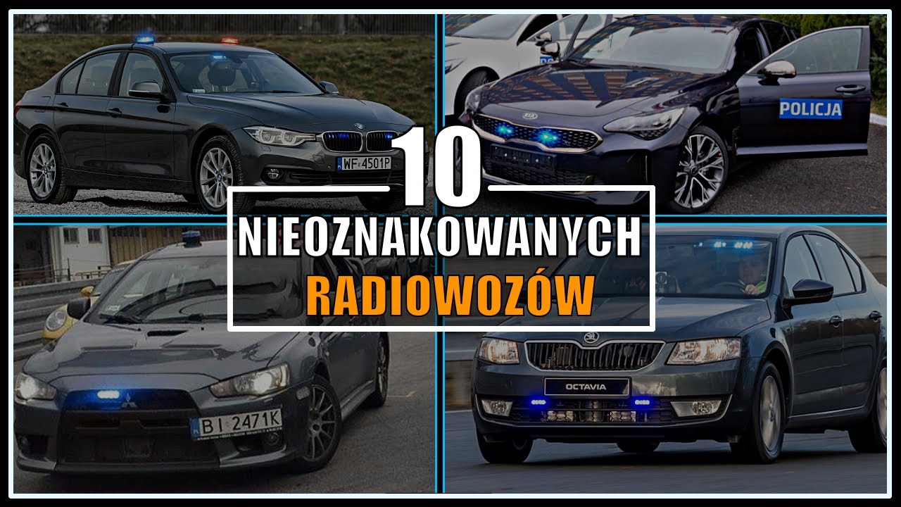 ★ 10 NIEOZNAKOWANYCH RADIOWOZÓW | 2