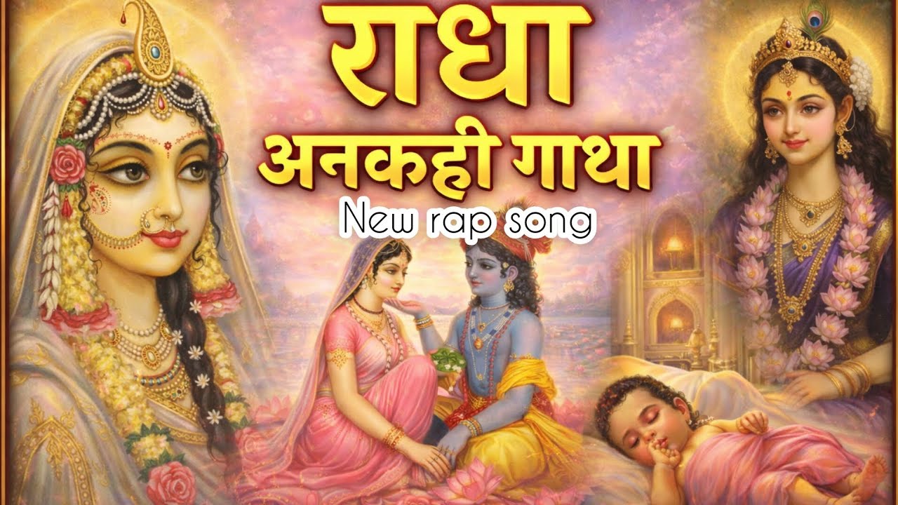 New rap song राधा रानी की गाथा ❤️🌸🌸#radharani