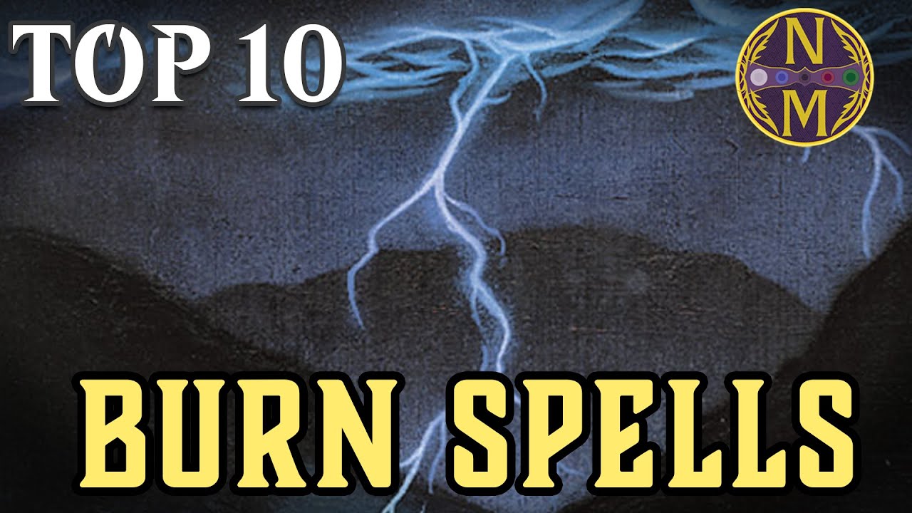 Топ-10 MTG: ЛУЧШИЕ заклинания выжигания в Magic: the Gathering | Эпизод 573