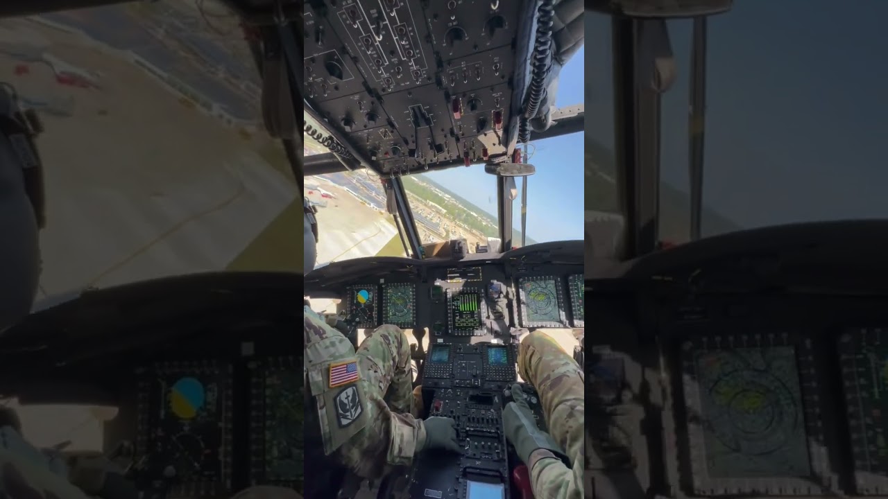 CH-47F Chinook Helicopter- Jump Seat Cockpit POV In-Flight View