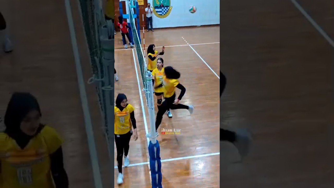 Setter Syandra Adik Shania Proliga Test Spike bldos #ihsanlur #volleyball #volleyballworld